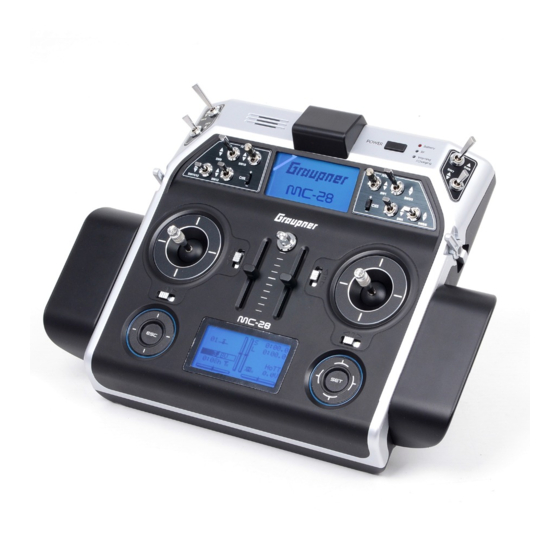 GRAUPNER mc-28 Programmieranleitung