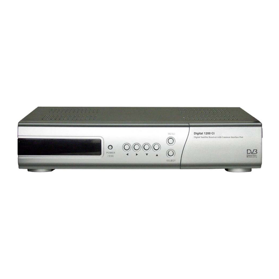 DV3 Digital 1200 CI Bedienungsanleitung