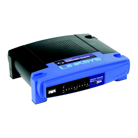 Cisco Linksys EtherFast BEFSR81 Kurzanleitung