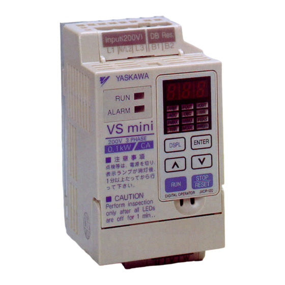 YASKAWA Varispeed VS mini C Bedienungsanleitung