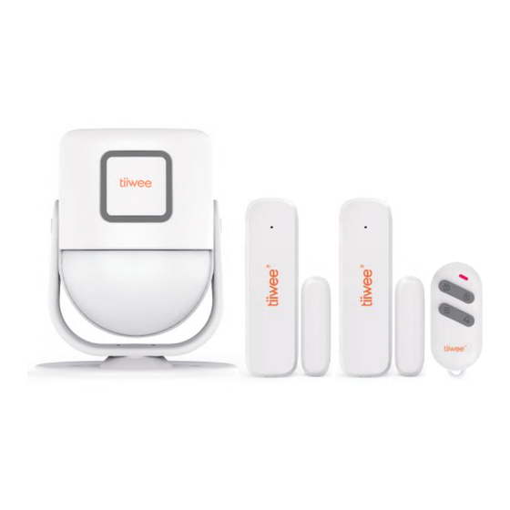 Tiiwee X4 Motion Sensor Alarm Bedienungsanleitung