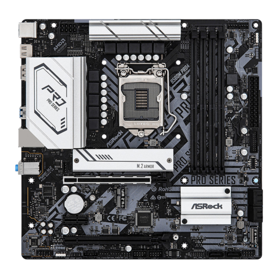 ASROCK B560M Pro4/ac Bedienungsanleitung