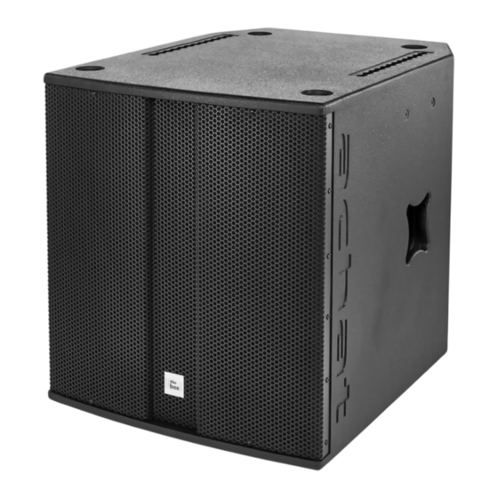 thomann The box pro Achat 112 A Bedienungsanleitung