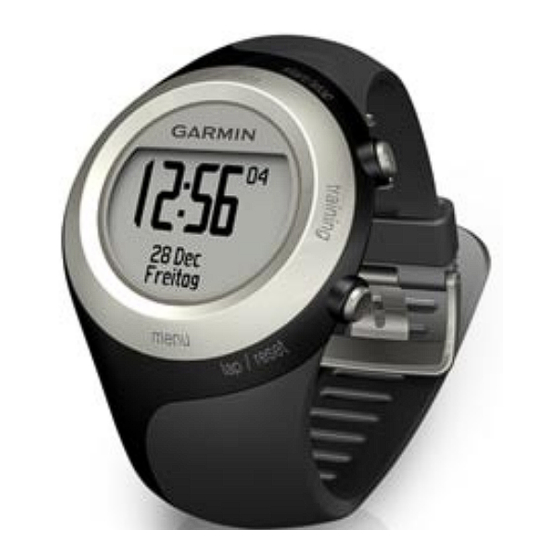 Garmin FORERUNNER 405 Benutzerhandbuch