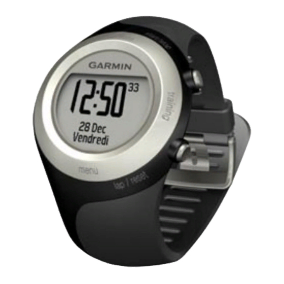 Garmin Forerunner 405 Benutzerhandbuch