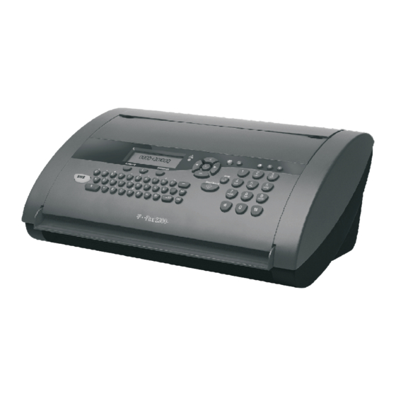 Telecom T-Fax 2300 Bedienungsanleitung
