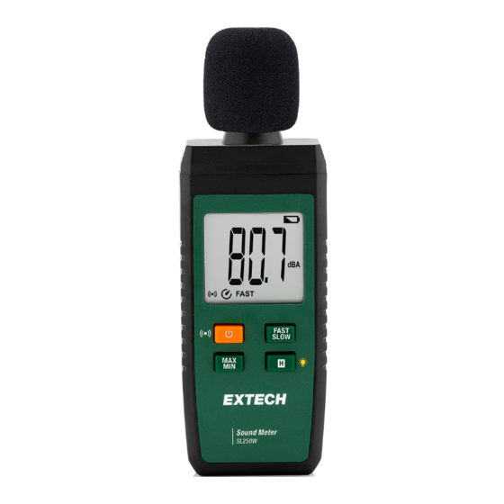 Extech SL250W Benutzerhandbuch