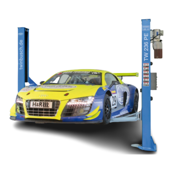 Twin Busch TW 236 PE Installation, Bedienung Und Wartung