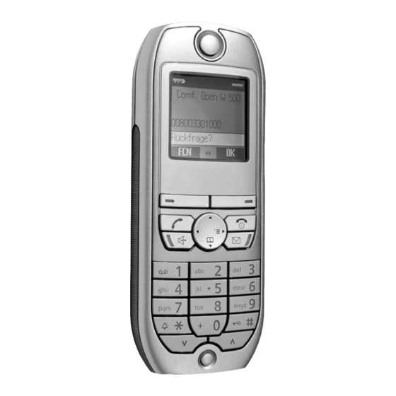Telecom Comfort Open W 500 Bedienungsanleitung