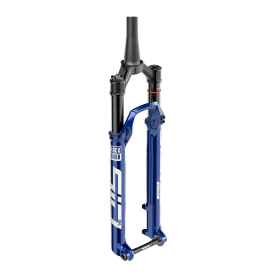 RockShox SID SL Wartungsanleitung