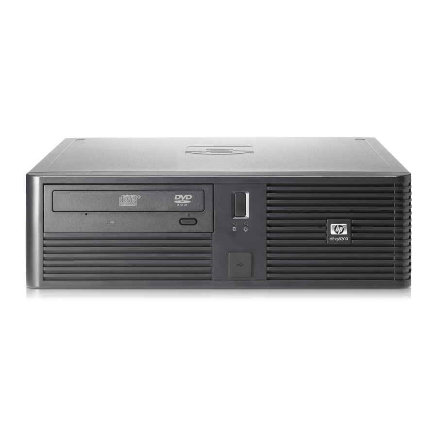 HP rp5700 Hardware-Referenzhandbuch