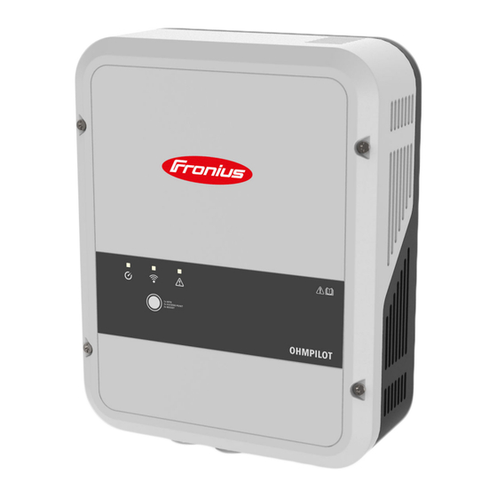 Fronius Ohmpilot Bedienungsanleitung