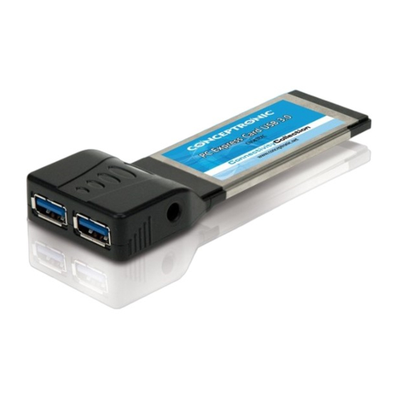 Conceptronic CUSB3EXC Kurzanleitung
