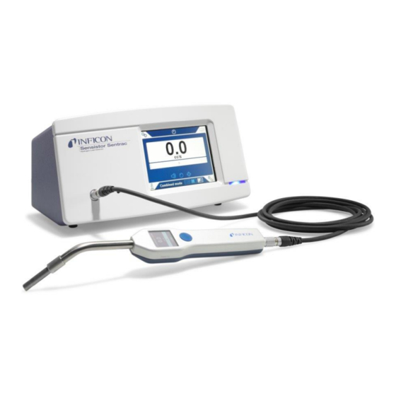 INFICON Sensistor Sentrac Bedienungsanleitung