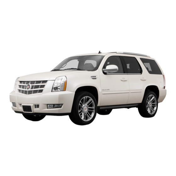 Cadillac Escalade ESV 2014 Bedienungsanleitung