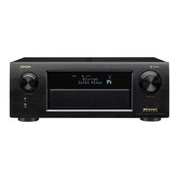 Denon AVR-X6300H Kurzanleitung