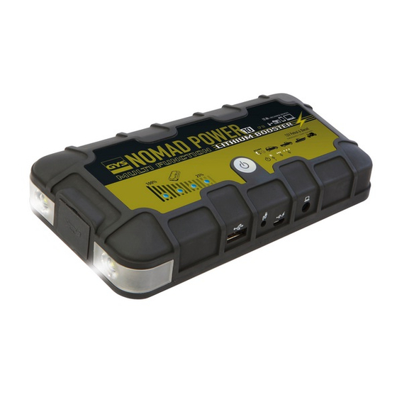 GYS NOMAD POWER 10 Betriebsanleitung