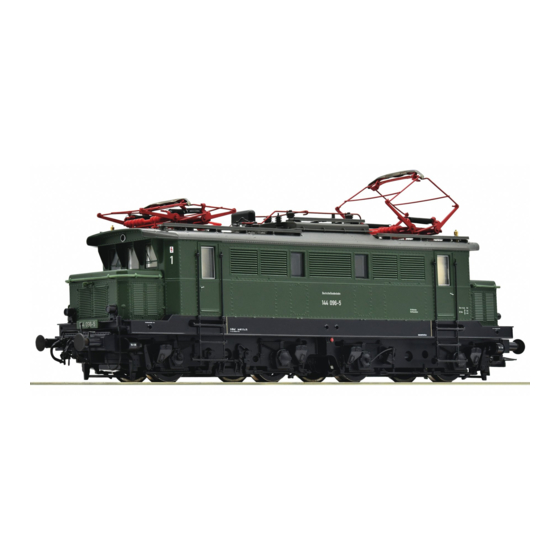 roco BR 144 Bedienungsanleitung