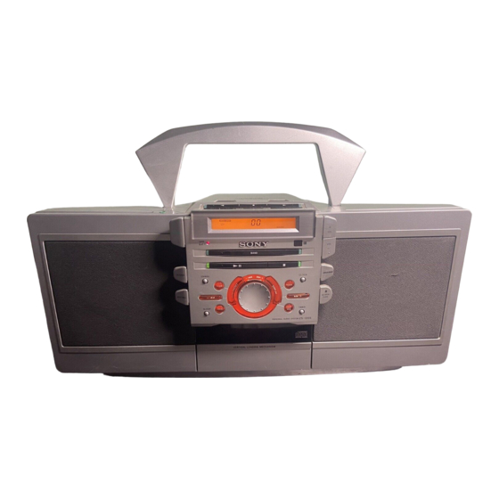 Sony ZS-D55 Bedienungsanleitung