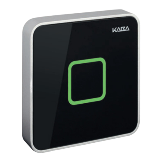 Kaba x-lock ZF Installationsanleitung