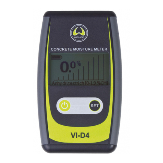 WOLFF VI-D4 Bedienungsanleitung