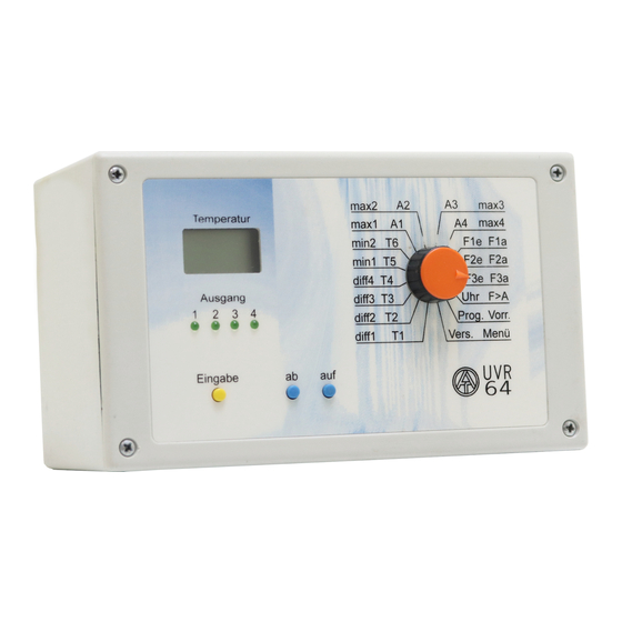 Technische Alternative UVR64 Handbuch