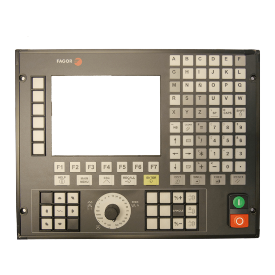 Fagor CNC 8037 TC Bedienhandbuch