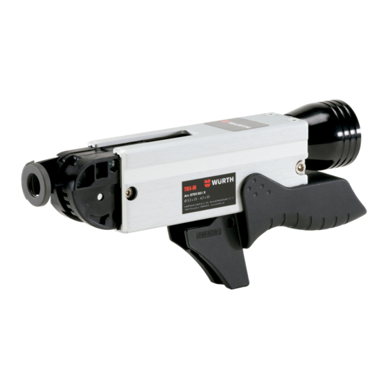 Würth TBS-M Handbücher
