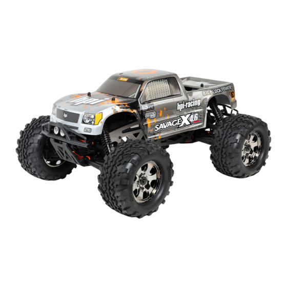 HPI Racing savage X4.6 Big Block Bauanleitung