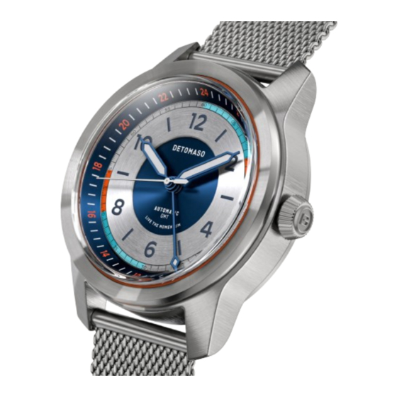 DETOMASO URBAN EXPLORER AUTOMATIC GMT Kurzanleitung
