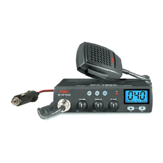 Intek M-130 Plus Bedienungsanleitung