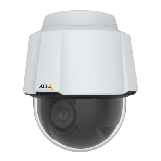 Axis P5655-E Installationsanleitung