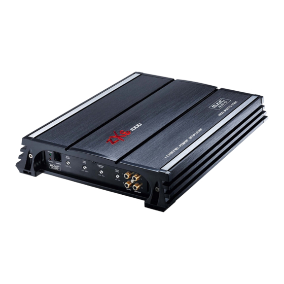 MAC Audio ZXS 1000 Bedienungsanleitung, Garantie