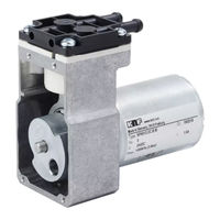 KNF NPK012 Original - Betriebs- Und Montageanleitung
