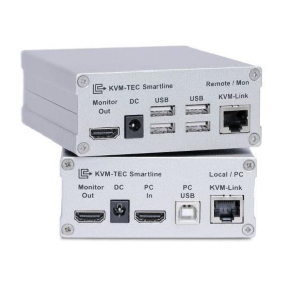 KVM tec Smartline SVX1 Bedienungsanleitung