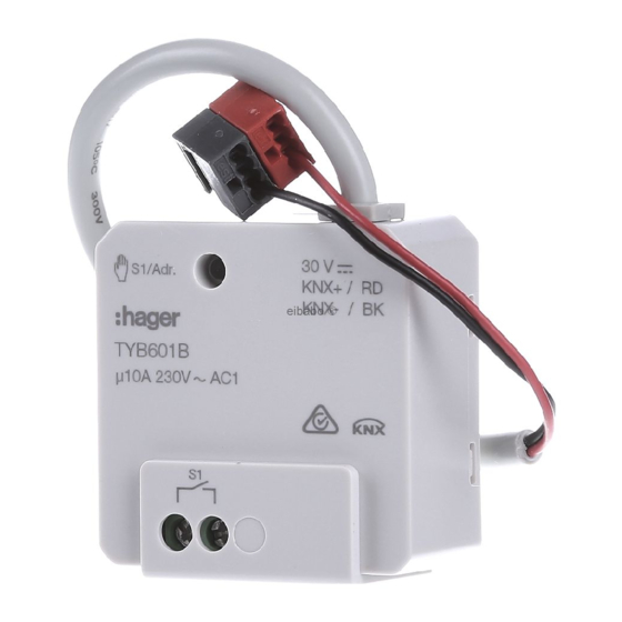 hager TYB601B Applikationsbeschreibung