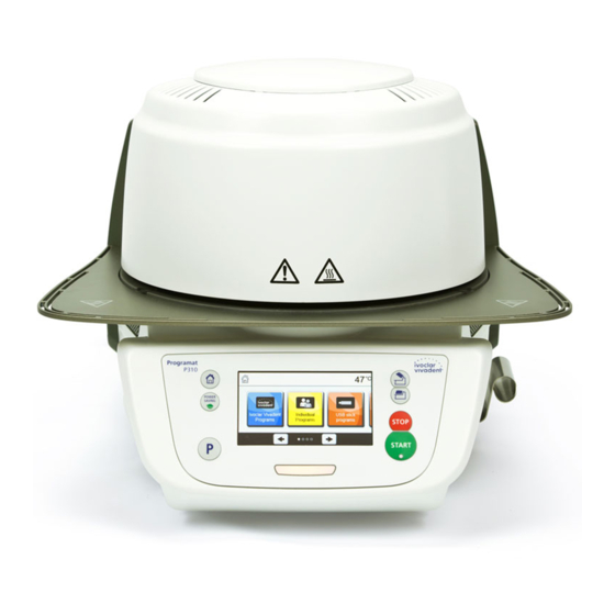 Ivoclar Vivadent Programat P310 Handbuch