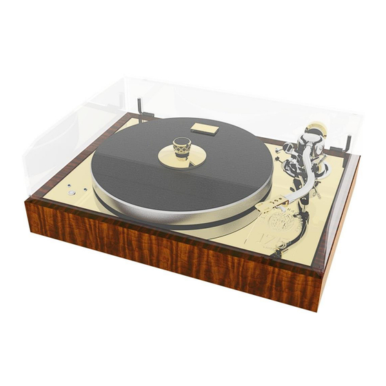 Pro-Ject Audio Systems 175 The Vienna Philharmonic Recordplayer Bedienungsanleitung