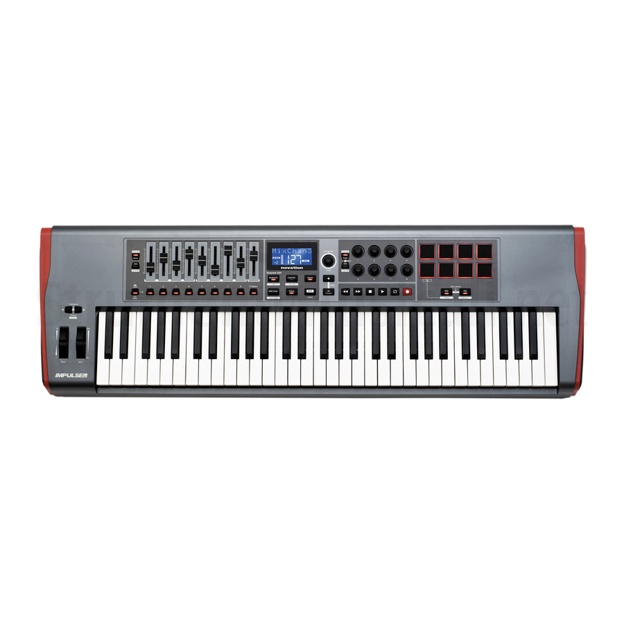 Novation IMPULSE Bedienungsanleitung