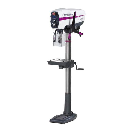 Optimum OPTIdrill DP 33 Betriebsanleitung
