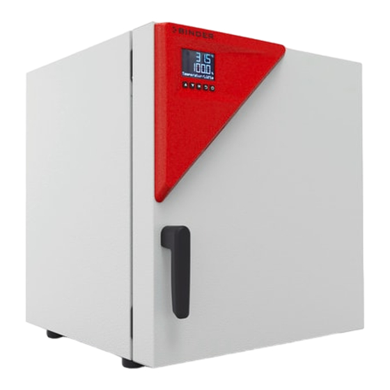 Binder Avantgarde.Line FP-Serie Betriebsanleitung