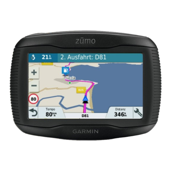 Garmin Zumo 3-Serie Handbücher