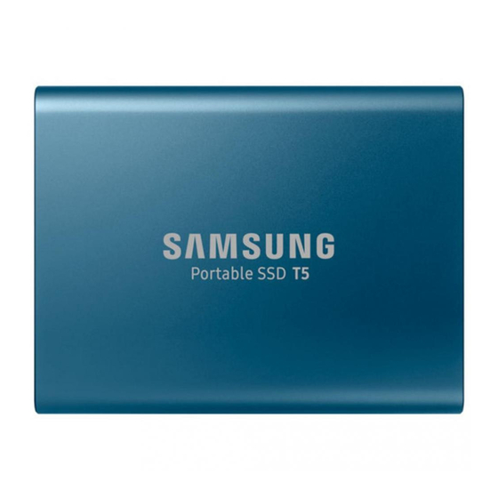 Samsung Portable SSD T5 Handbücher