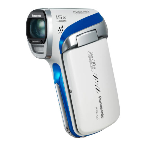 Panasonic HX-WA20 Kurzbedienungsanleitung