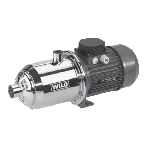 Wilo Economy-MHI 2-Serie Einbau- Und Betriebsanleitung
