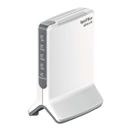 AVM FRITZ!Box 6810 LTE Handbuch