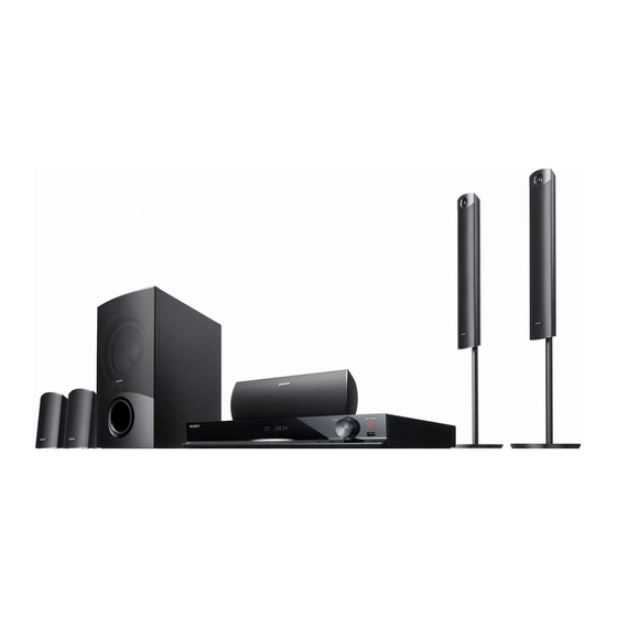 Sony DAV-DZ340 Schnellstartanleitung