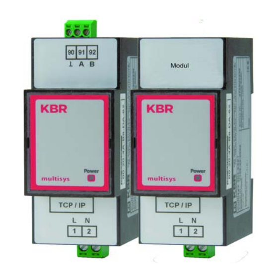 KBR multisys 3D2-ESET Bedienungsanleitung