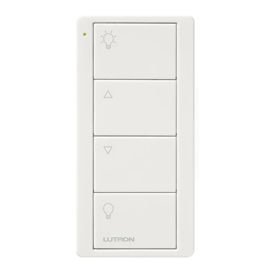 Lutron myRoom plus Handbücher