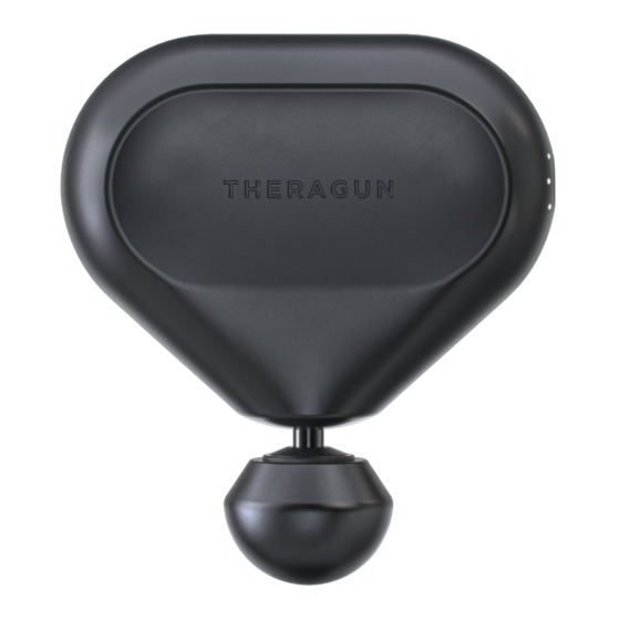 THERAGUN mini Bedienungsanleitung
